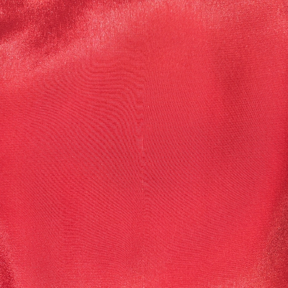 Vintage 70s 80s Gorgeouse Blouse #Christmas Red High Neck Keyhole Back - Picture 11 of 12